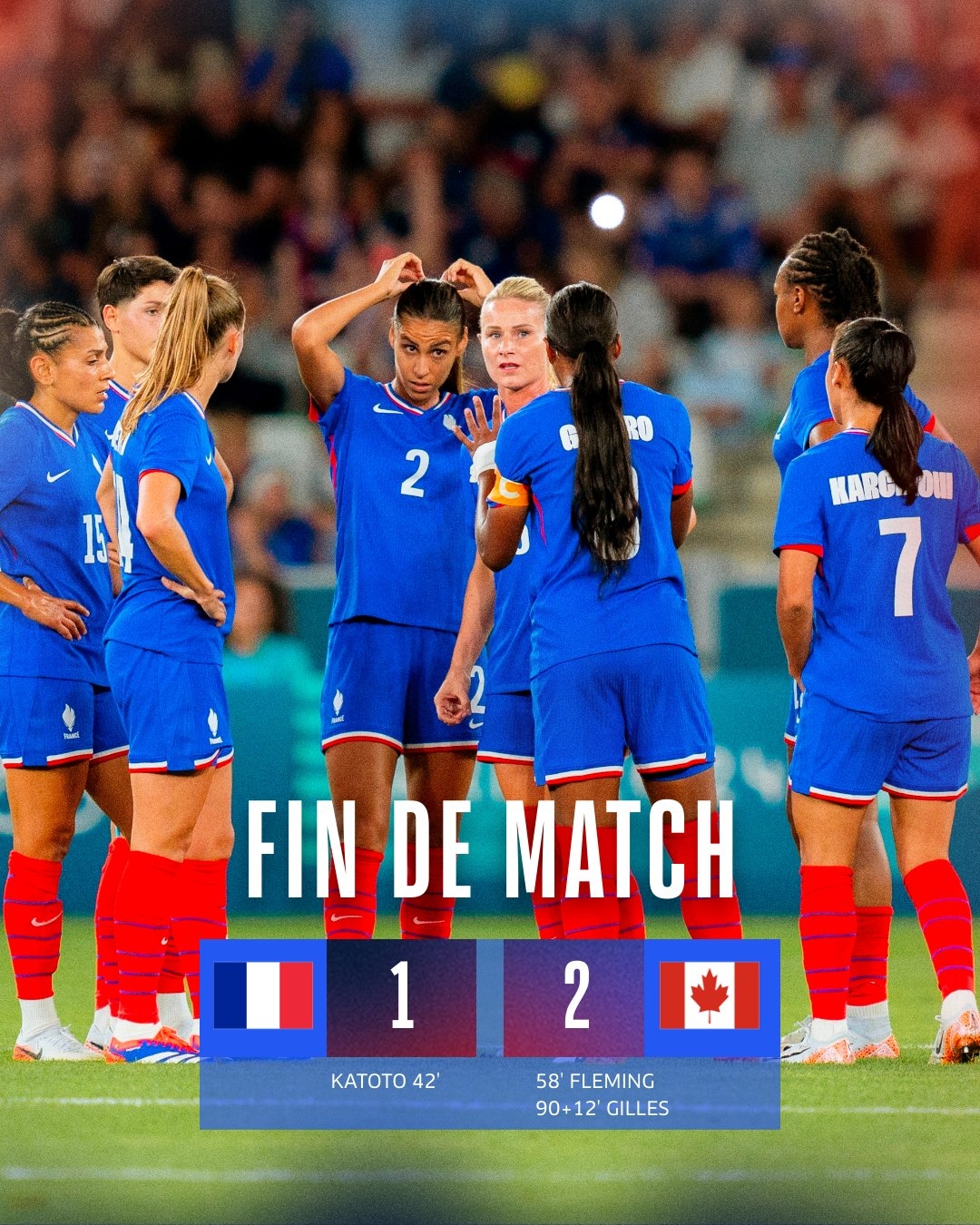 仍有晋级希望!加拿大女足2-1绝杀法国女足,两连胜因扣分暂积0分
